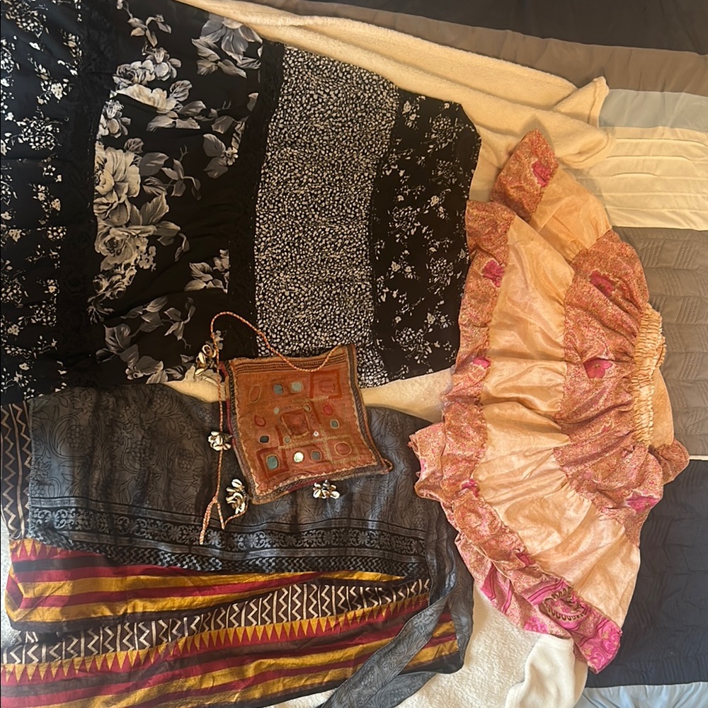 Floral and Patterned hippie Skirt Collection
